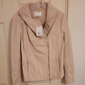 Genuine Leather Motorcycle Jacket. NWT